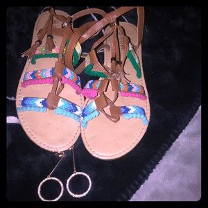 NEW NEVER WORN SANDALS